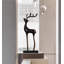 Décoration de porte d'entrée en fibre de verre Lucky Deer