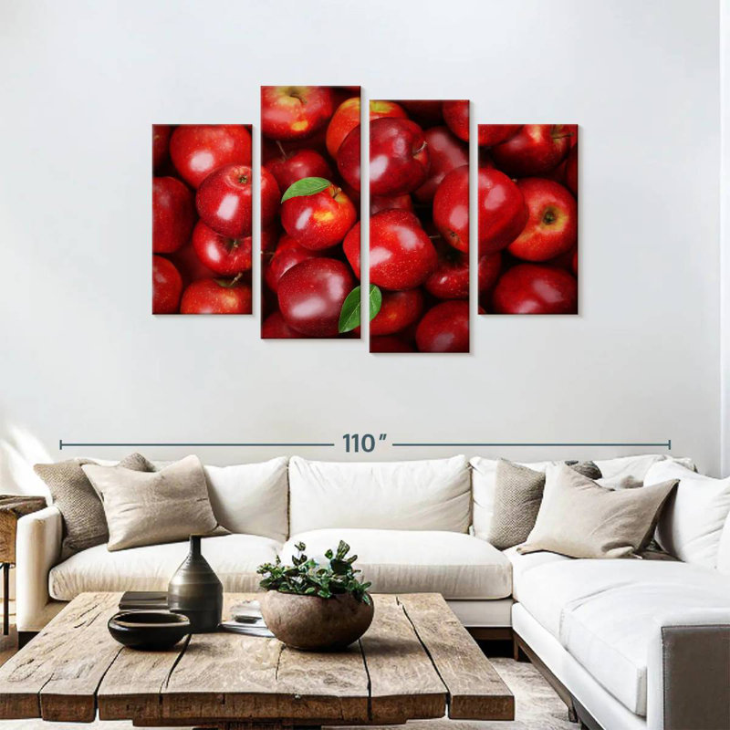 Pommes rouges fraîches Yarlin, H 48 po x l 75 po