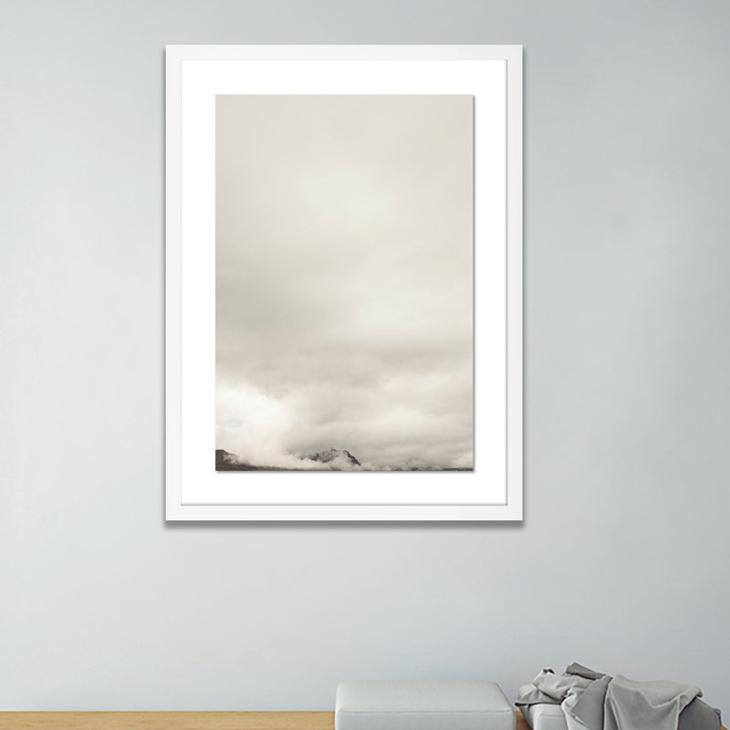 Clouds 11 Print by Riley Ryan, White, 40" H x 29" W x 2.5" D