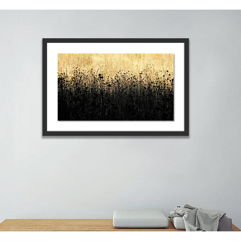 Field Of Dreams Print by Geoffrey Baris, Black, 43" H x 72" W x 2.5" D