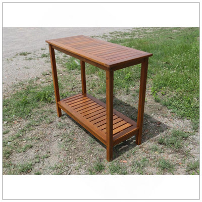 Acacia Wood Console Table, Entryway Living Longs For Living Room, Indoor Outdoor Furniture
