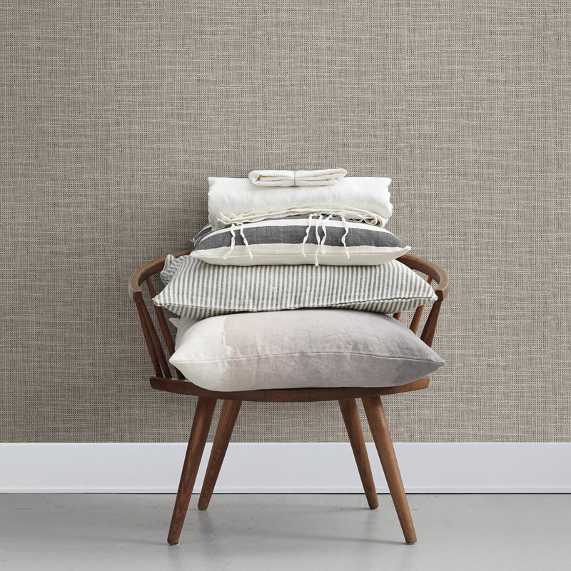 Wood & Shiplap Vinyl Wallpaper Roll, Cream