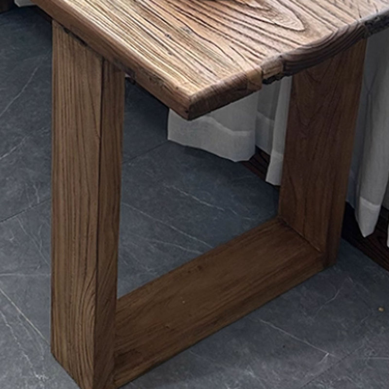 Bureau en bois d'orme vieilli