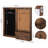 Wood Entryway Wall Mounted Combo Board-2126814365