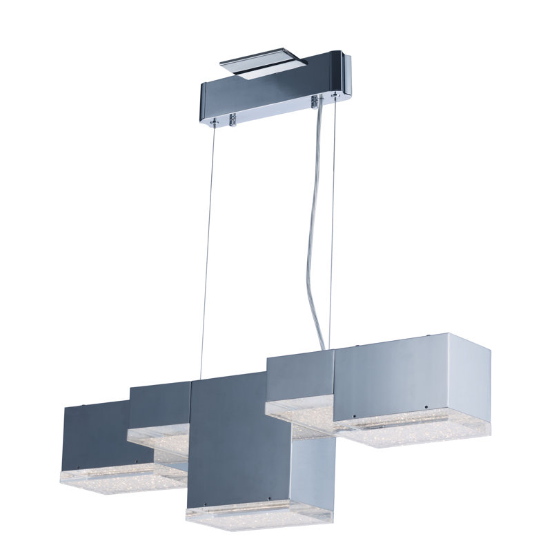 Castanon 5 - Light Kitchen Island Pendant, Polished Chrome