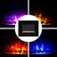 Klarstein 66cm W Black Electric Fireplace
