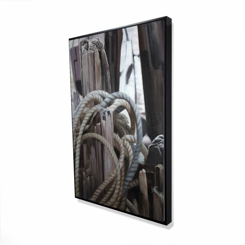 Bois flottant - Toile encadrée pour la maison, H 37,25 po x l 25,25 po