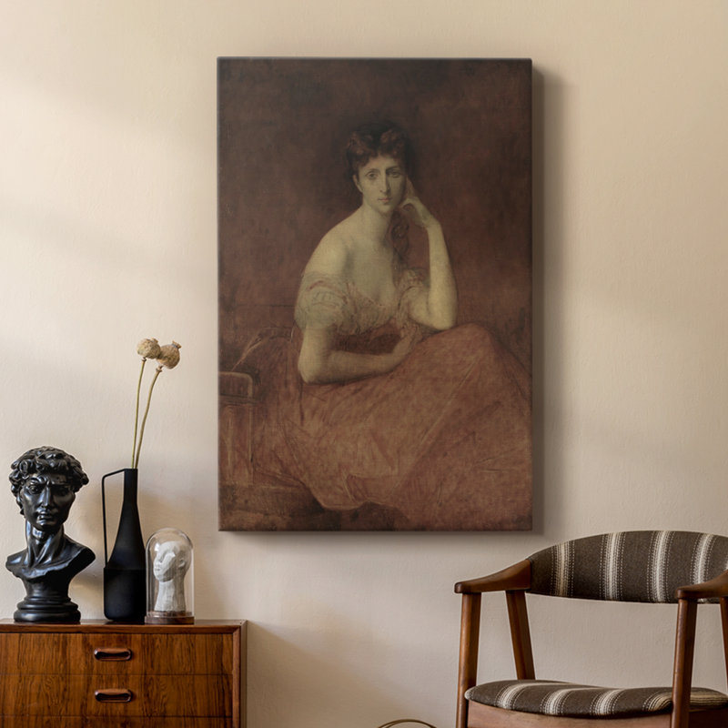 Reproduction de portrait rétro XXII - galerie Cavas sur mesure, H 27 po x l 18 po