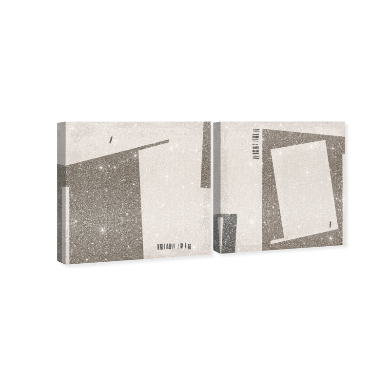 Structural Set Set by Oliver Gal, 12"H x 12"W, Gallery Wrapped