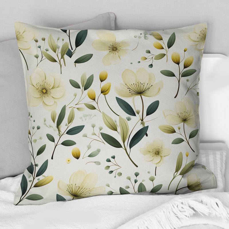 Coussin Minimalist Botany, H 18 po x l 18 po