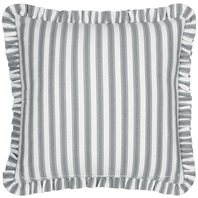 Sessile Leaf Floral Beige Square Throw Pillow Cover