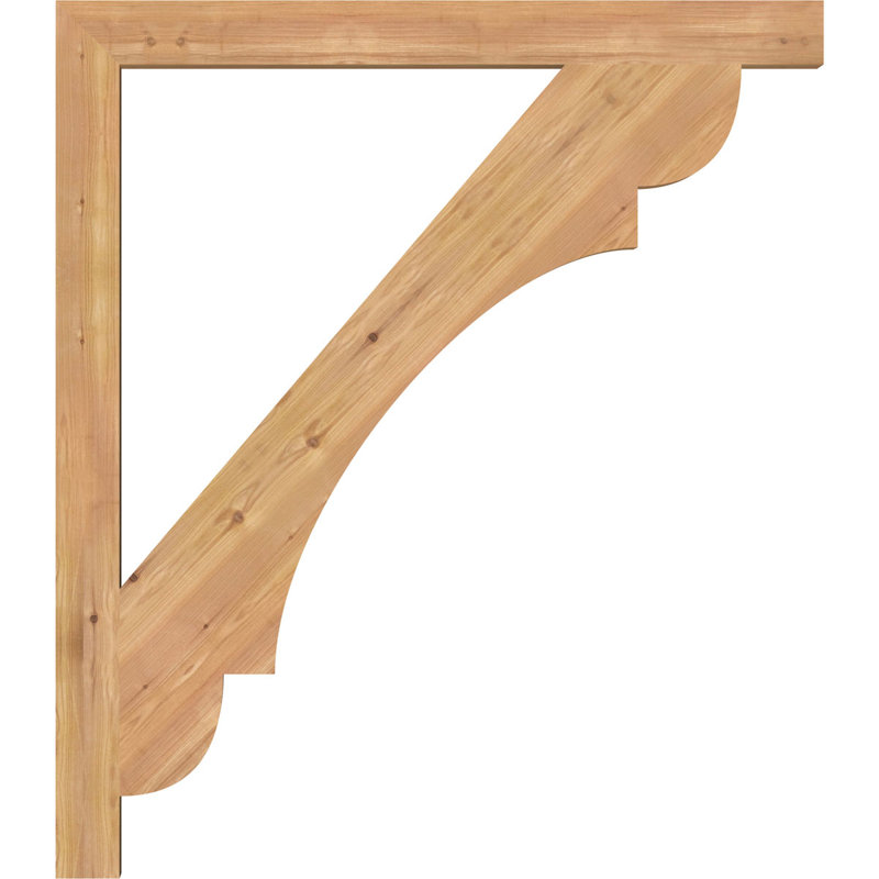 Support de bloc olympique, H 48 po x P 42 po, Cèdre rouge de l'Ouest de l 3 1/2 po (lisse)