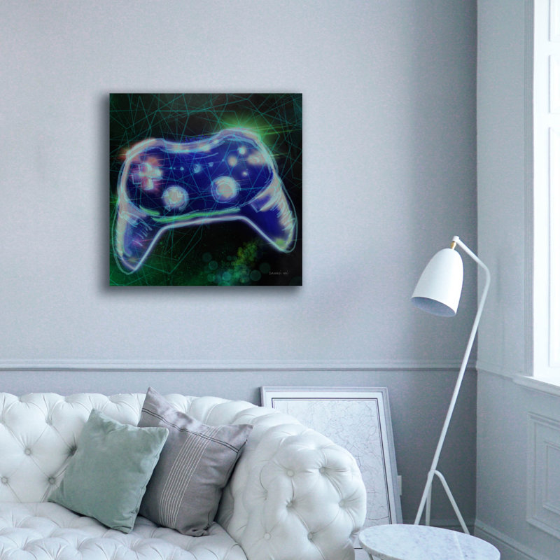 «Game On 3» par Danhui Nai, art mural sur toile, H 37 po x l 37 po