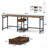 Double Office Desk,Computer Desk,Two Seat Desk,Gaming Table-528650980