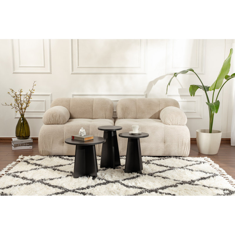 Nesting Table (3 Pieces), Black