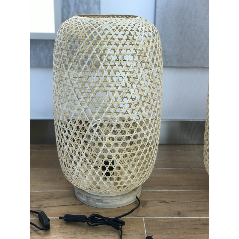 Katy 55cm Bamboo Novelty Floor Lamp