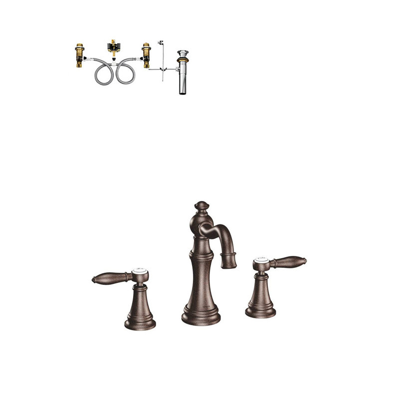 Robinet de salle de bain Weymouth, Bronze frotté à l'huile