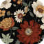 Paire de rideaux occultant à motif floral avec œillets Boho-128966243-128966245