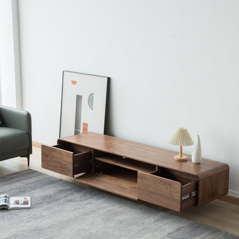 Meuble télé simple de style nordique, 70.87''
