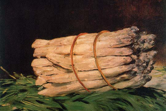 « asperges » par bain eduard manet, reproduction d’art