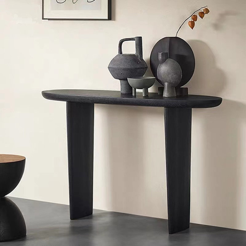 Minimalist Retro Console Table, 29.53" H x 39.37" W x 15.75" D