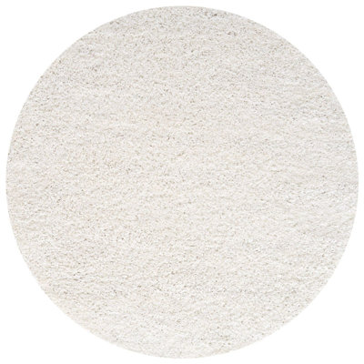 Myshaggy Collection Rugs Solid Design in White