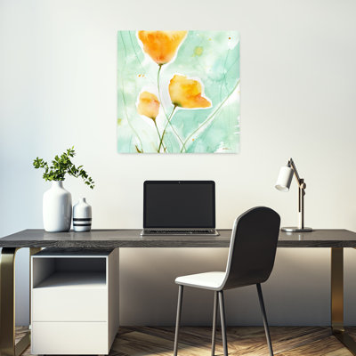 Precious Poppies Contemporary Poppy Flower Art