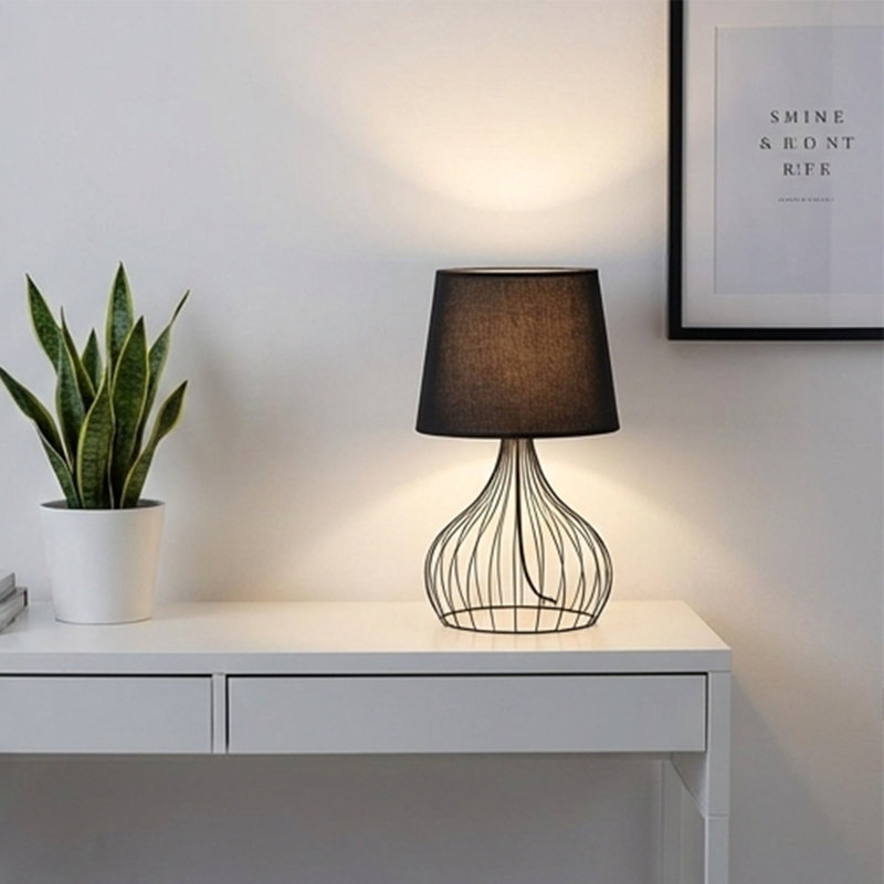 Lampe de table Juno Cage, Encre, Encre