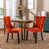 Velours orange