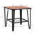 17.71'' W Metal Nightstand