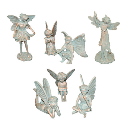 Ensemble de 7 figurines de jardin Suffolk
