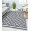 Tapis gris à motif géométrique Tibbs-1610380754