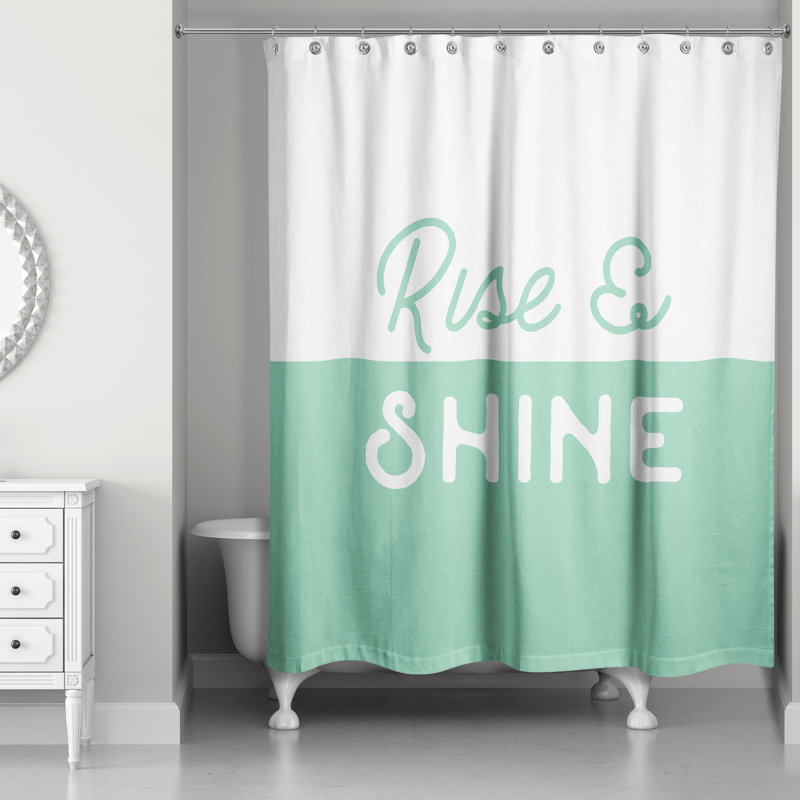 Rideau de douche Perine, Vert