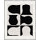 Black And White Abstract Series II (Var. 1) Print by Paule Marrot