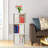 42.51"H x 14.56"W x 14.56"D 3-Tier Rotating Bookshelf with Doors-653243584
