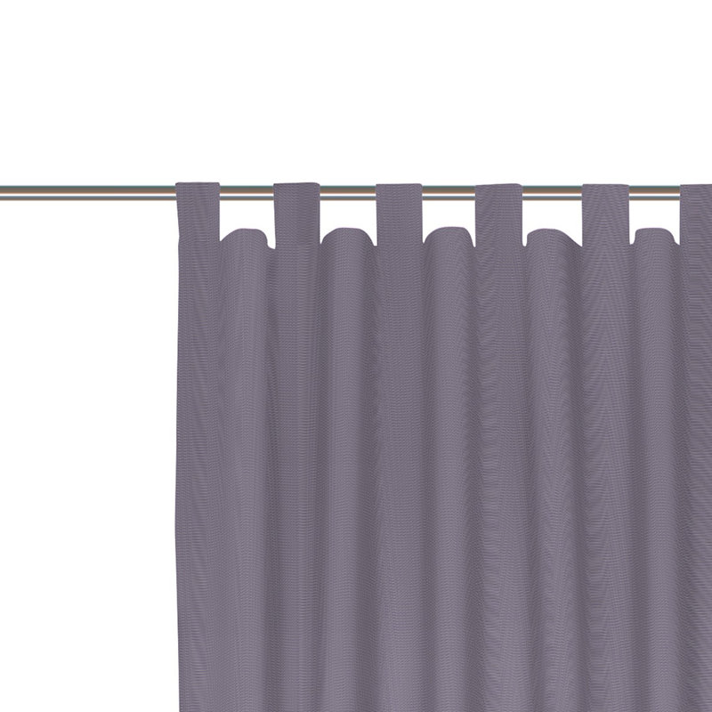 Uni Collection Light 100% Cotton Room Darkening Single Curtain Panel, 142cm Width x 375cm Drop