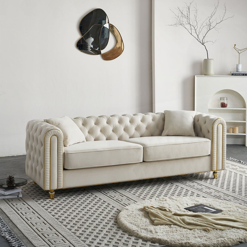 Canapé 86 po, Beige