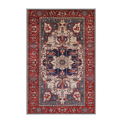 Tapis oriental rouge Fresca