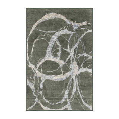 Tapis abstrait gris / beige