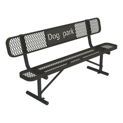 Banc de parc pour chien Open Air Series (L 6 pi)