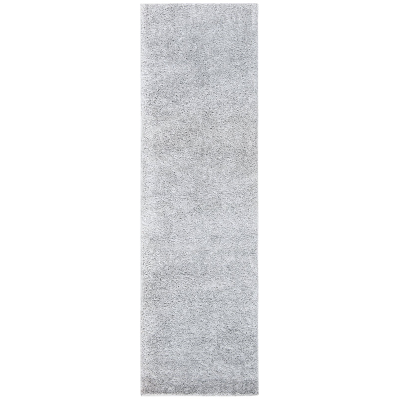 Tapis argenté jiang, Tapis de couloir 2 pi 3 po x 6 pi