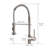 Commercial Kitchen Faucet With Pull Down Sprayer, Single Handle Single Lever Kitchen Sink Faucet