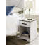 Table de chevet 1 tiroir Carnforth blanc / gris rustique-350931690