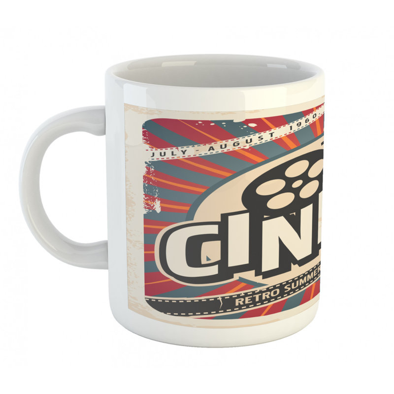 Grande tasse à café cinéma cinéma