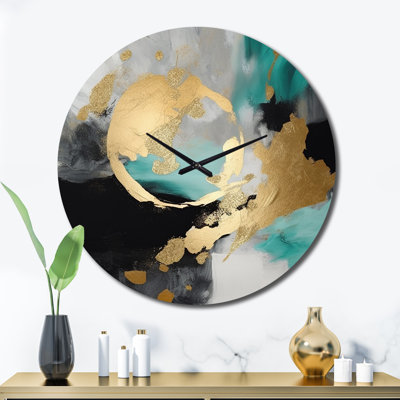 Horloge murale abstraite V