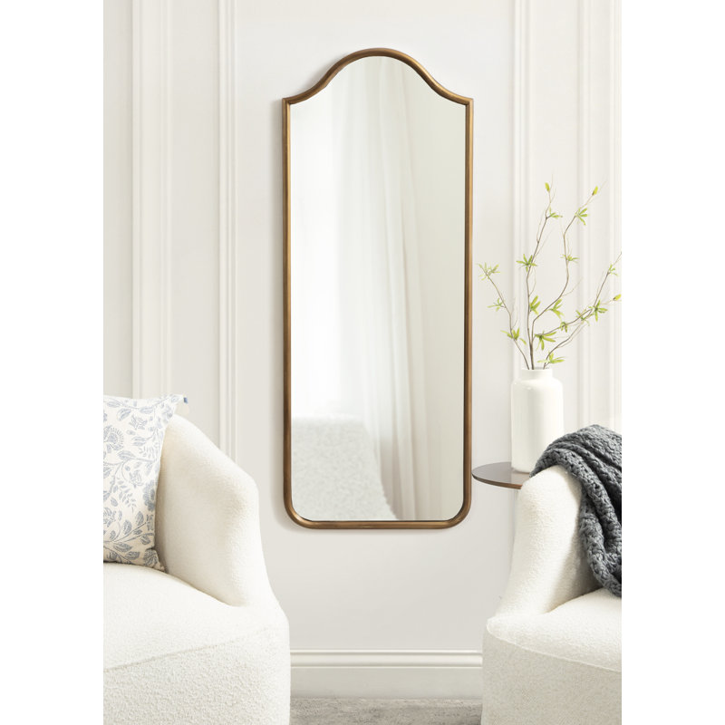 Miroir mural Fellows, Doré, 48 po x 18 po