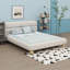 Contemporary Low Profile Upholstered Bed
