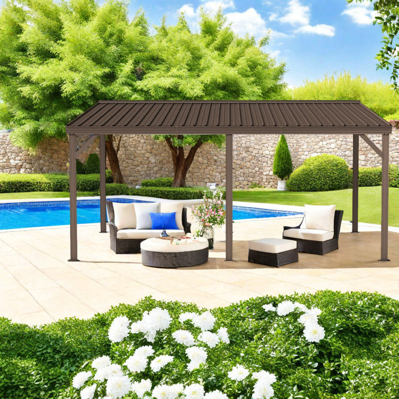 Durable Canopies & Gazebos(must Include Frame) Steel Modern Patio Shade