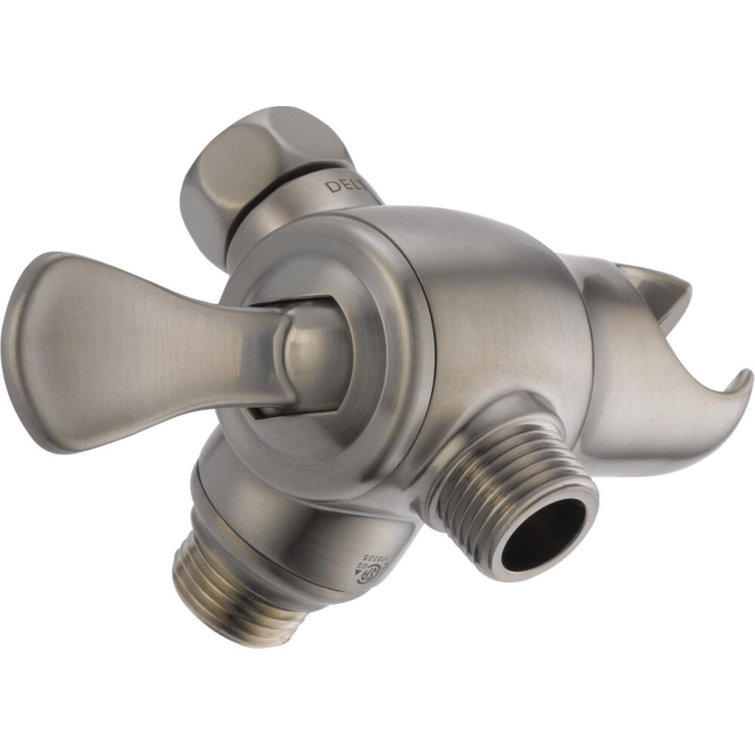 Universal Showering Components 3-Way Arm Diverter Valve with Handshower Mount