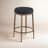 Ferro Hessle Linen Textured Performance Fabric Upholstered Counter Stool-288431811-290422129